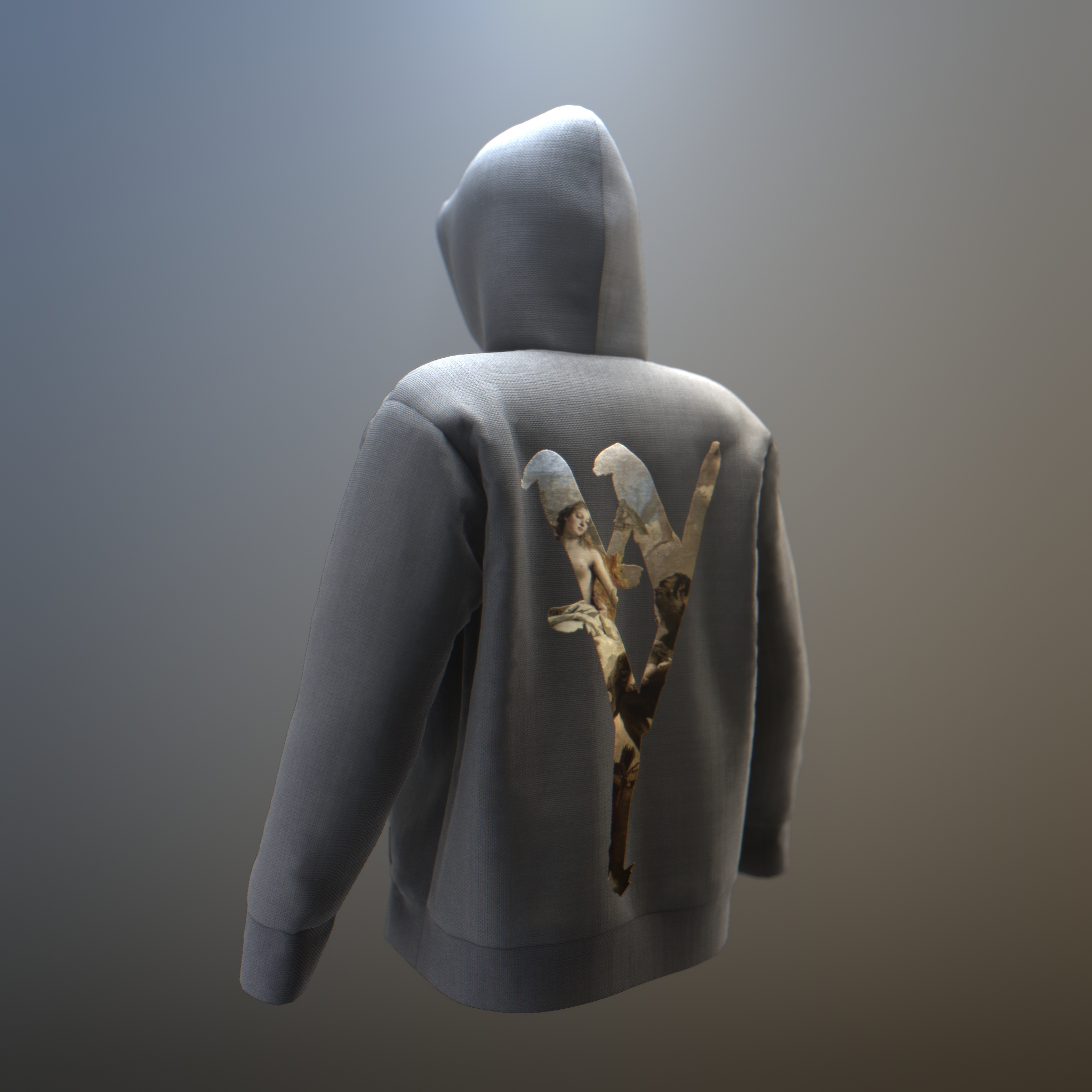 hoodie gris coton biologique WAVI